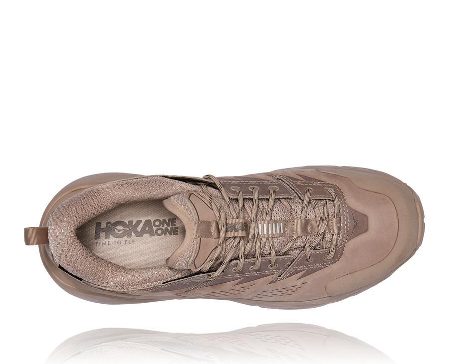 Hoka One One Trail Schoenen Dames - Kaha Laag Gore-Tex - Beige - GY2459081